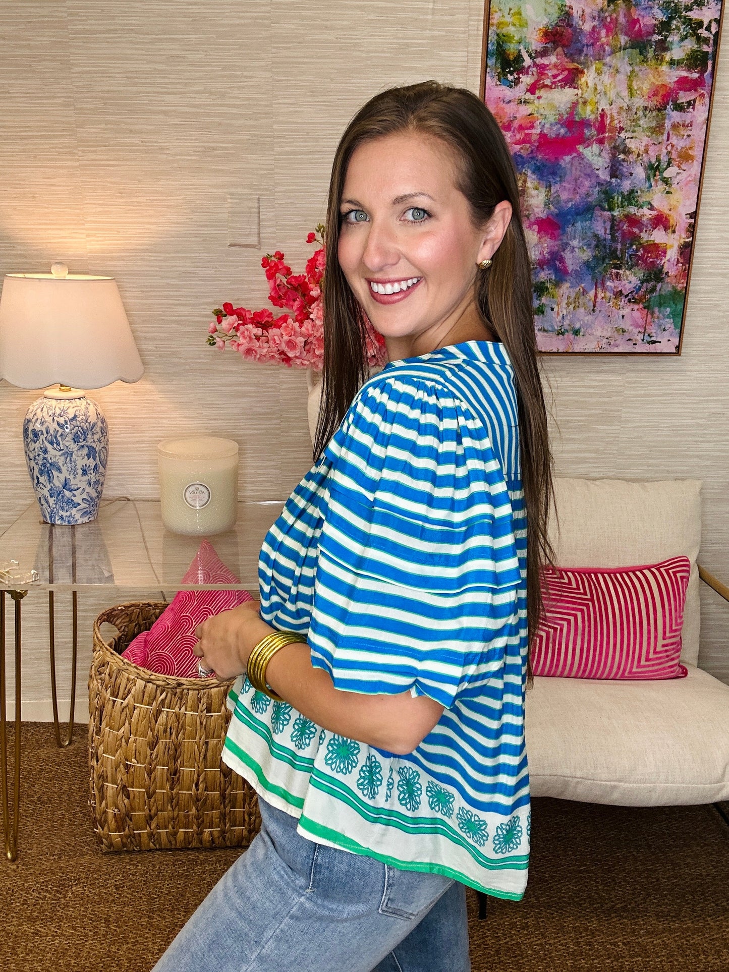 The Adalyn Stripe Top