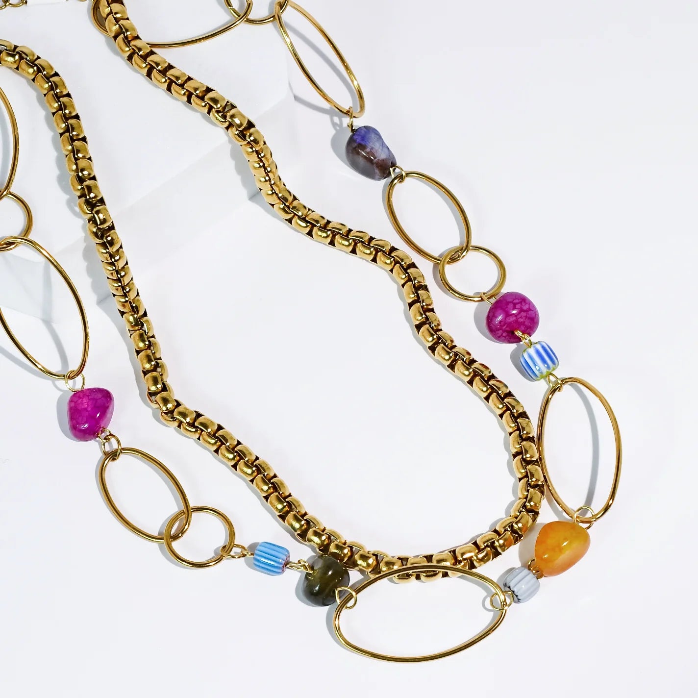 The In The Moment Double Layered Necklace