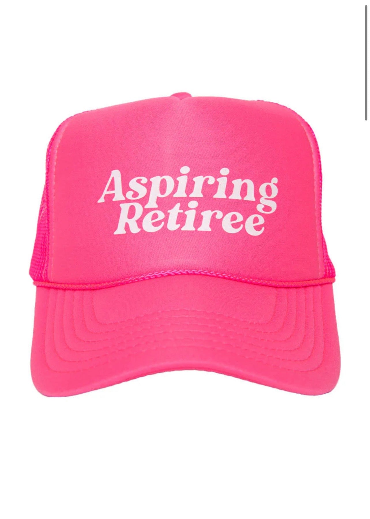 Aspiring Retiree Foam Trucker Hat