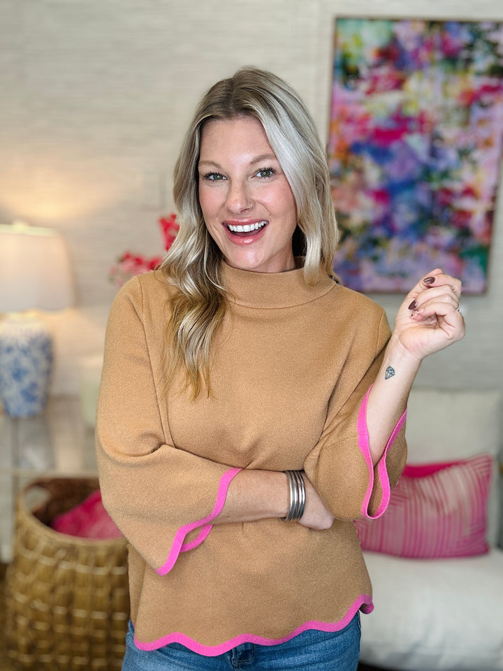 The Scallop Edge Sweater