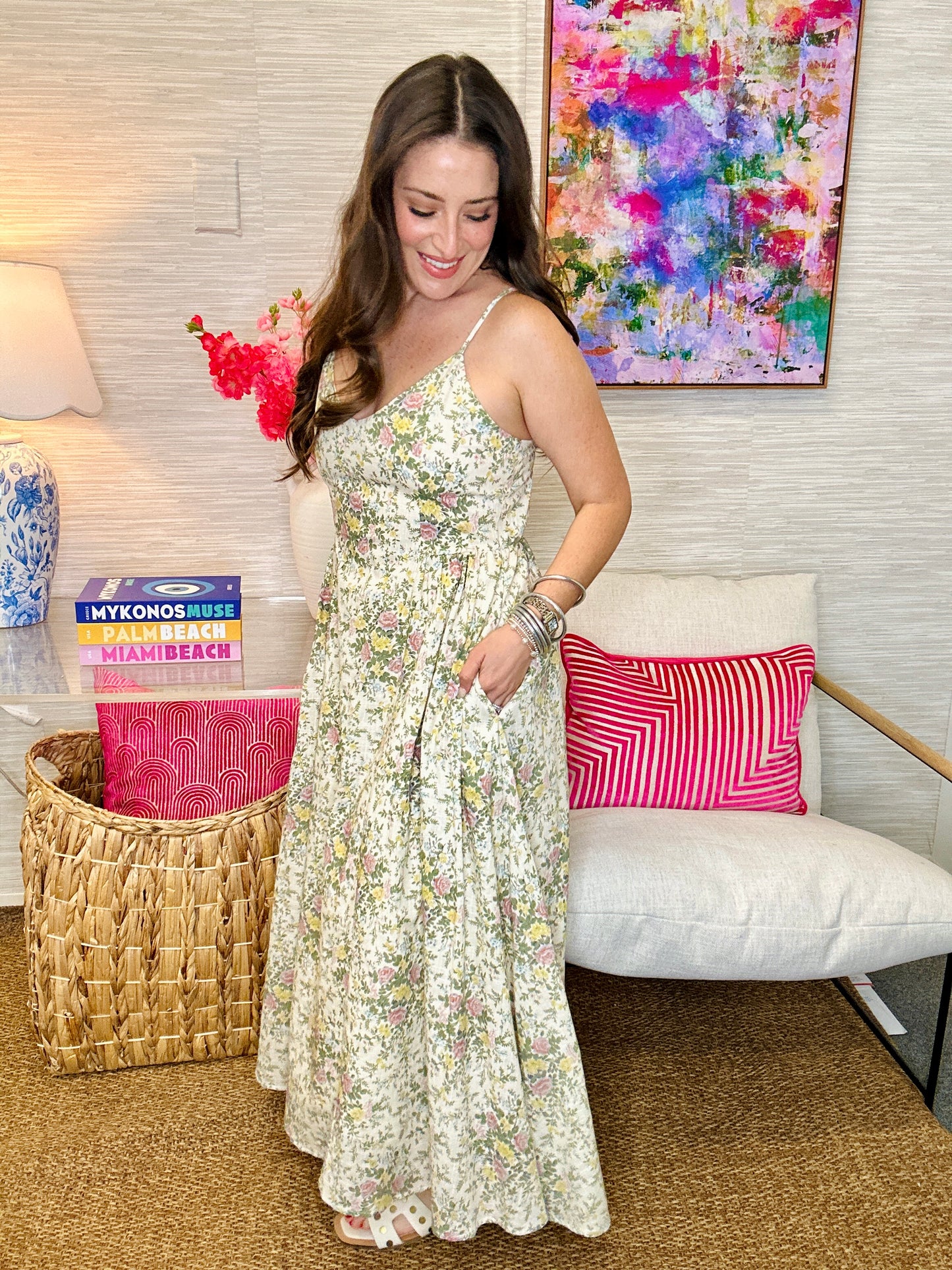 The Floral Stitch Midi-AS