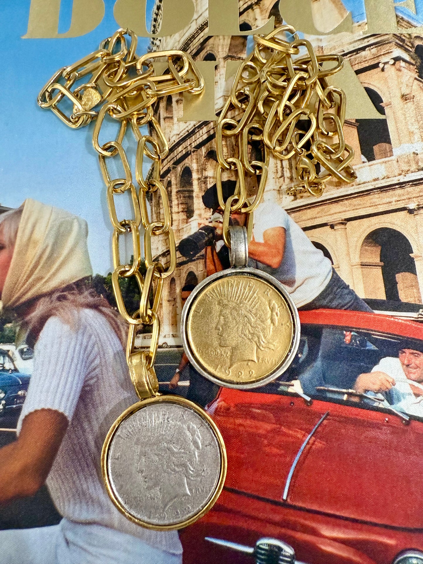 Yochi 1922 Liberty Coin Necklace