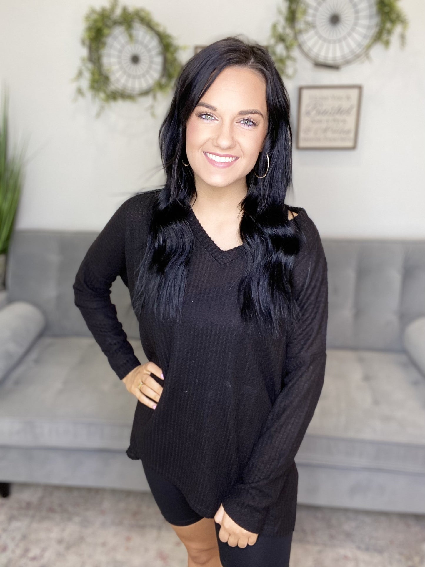 LD STEAL 56-Black Bessie Tunic
