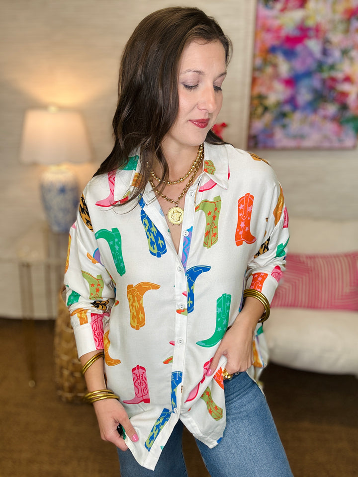 The Best Boot Button Down