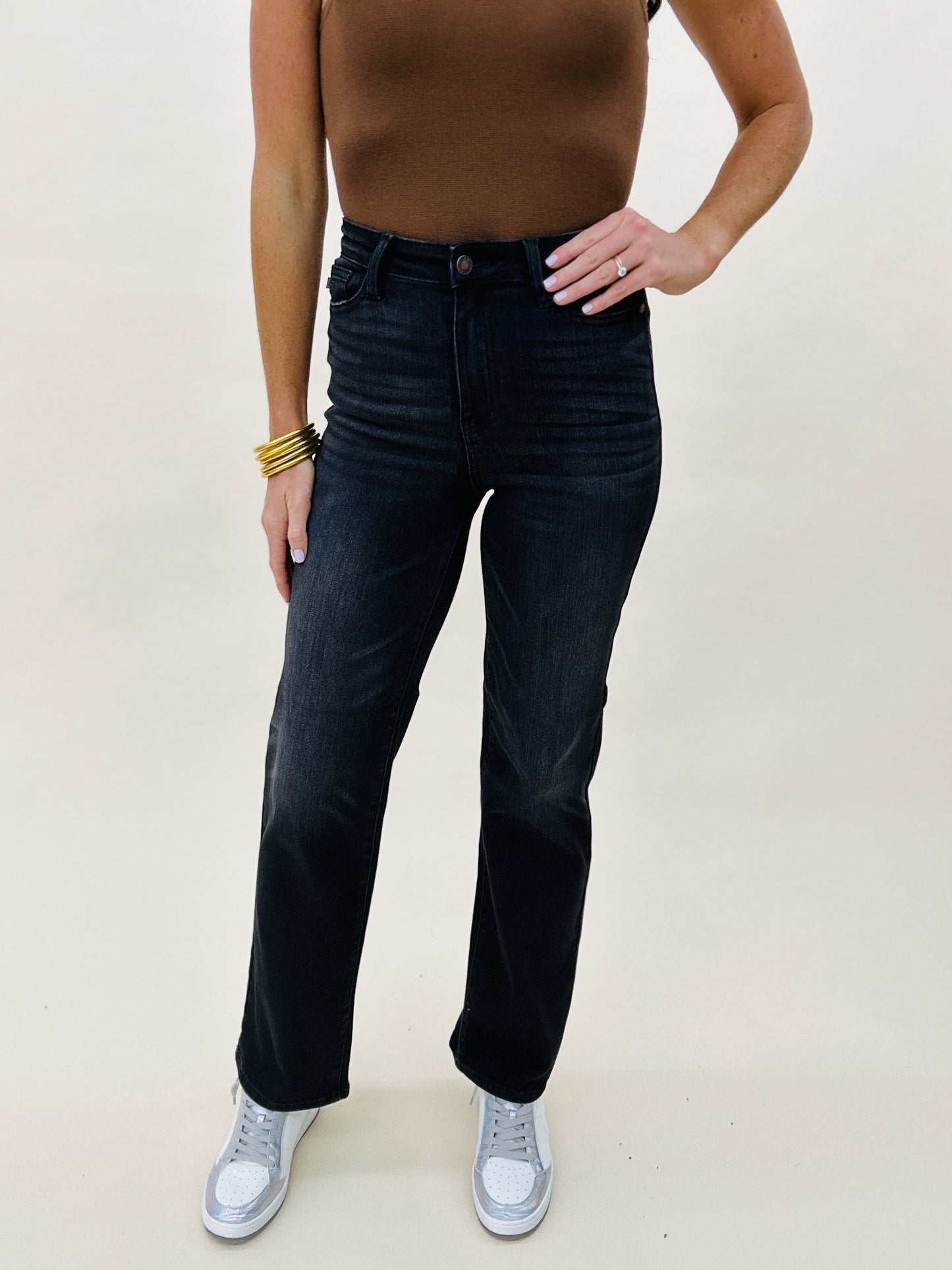 The Black Classic Straight Jeans/AS