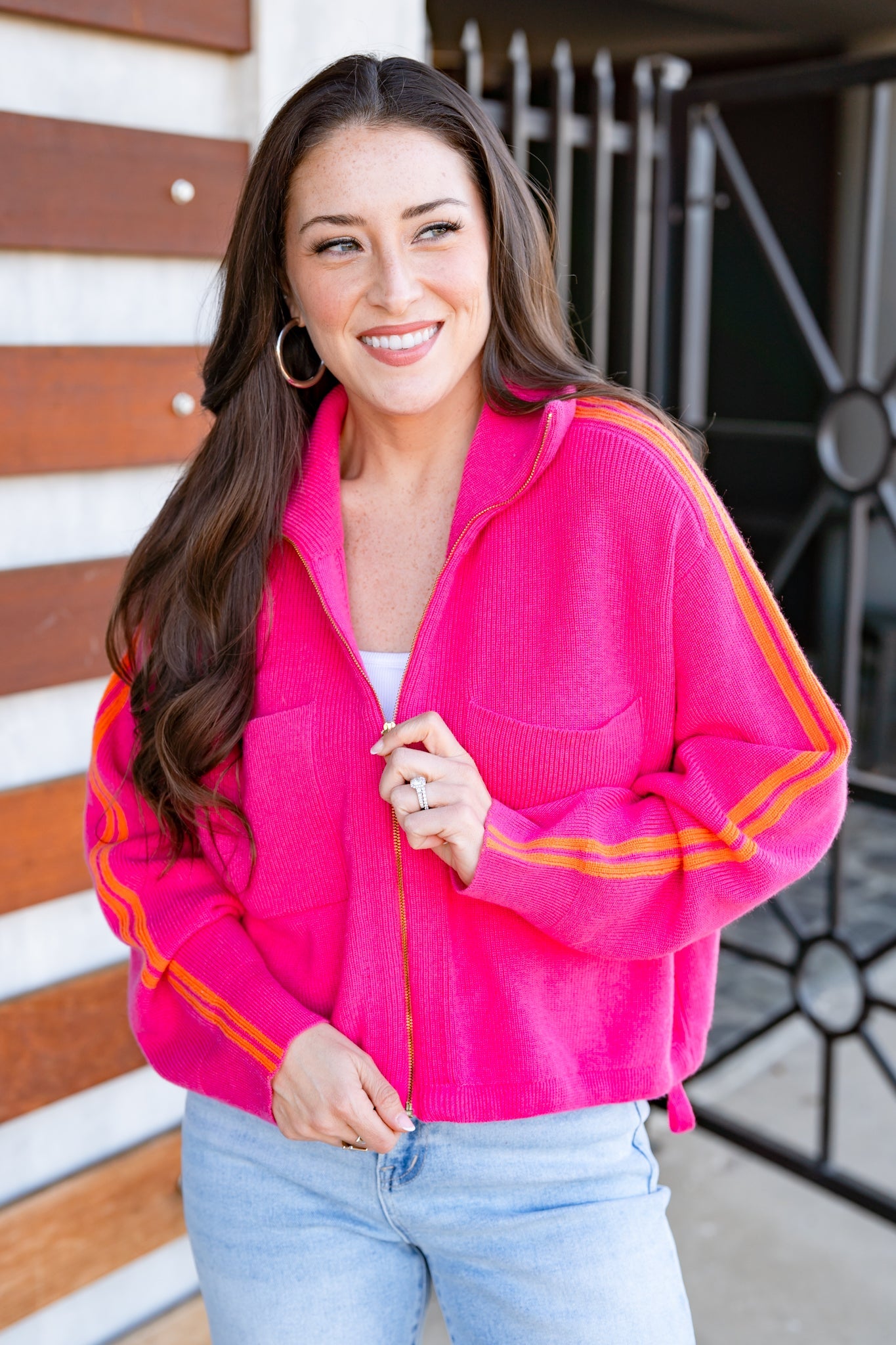 The Lincoln Sweater in Pink