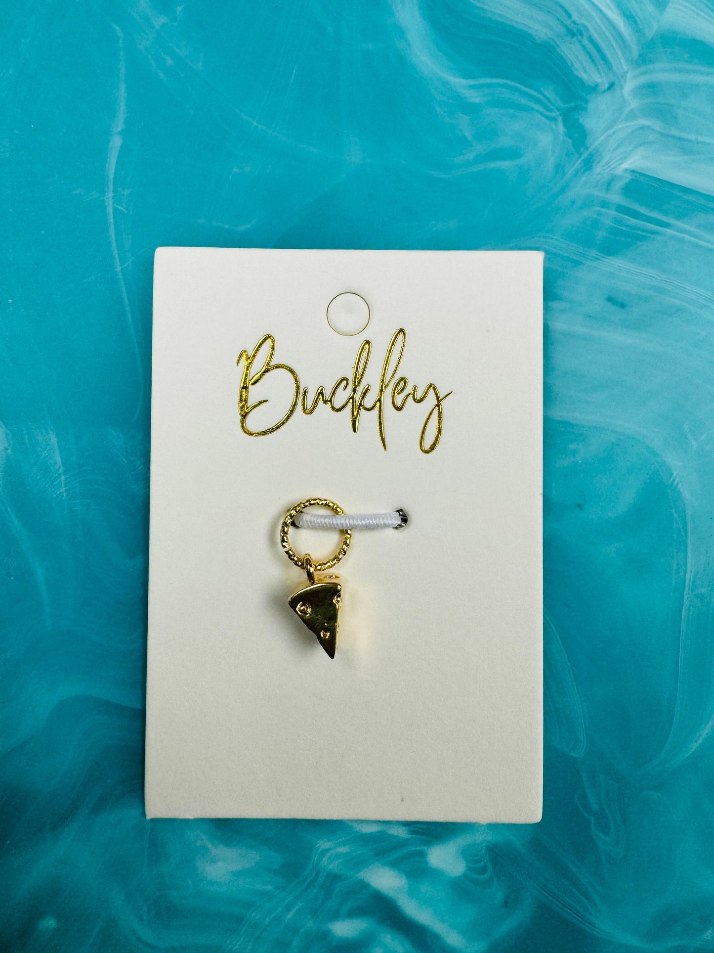 The Buckley Golden Cheese Charm