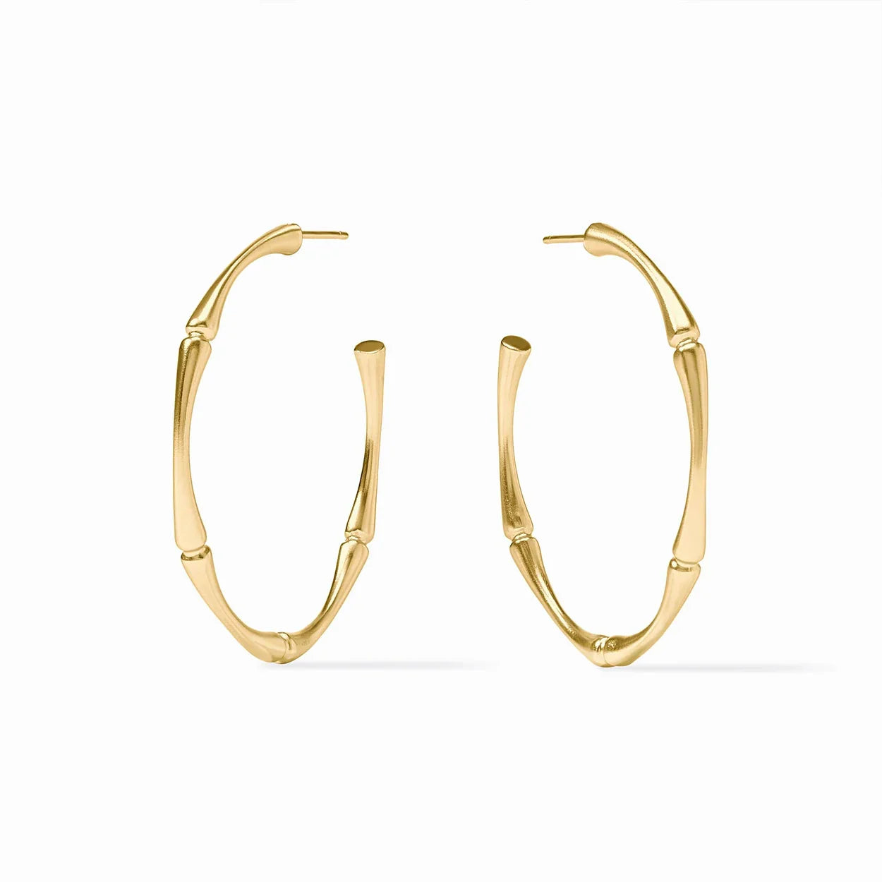 JV Gold Bamboo Hoops-3 Sizes
