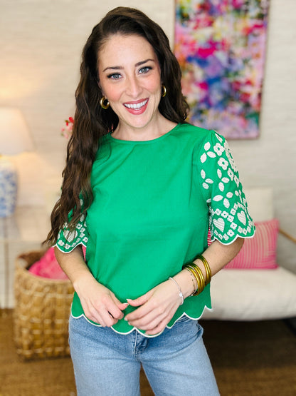 The Ricki Top in Green