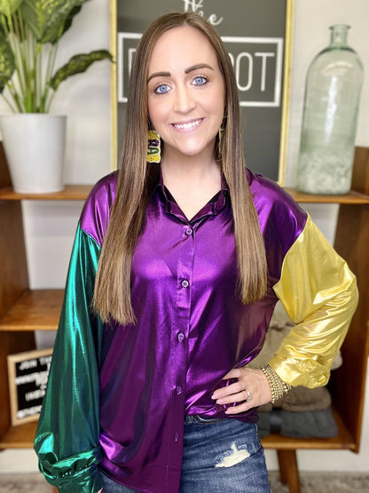The Mardi Shine Top