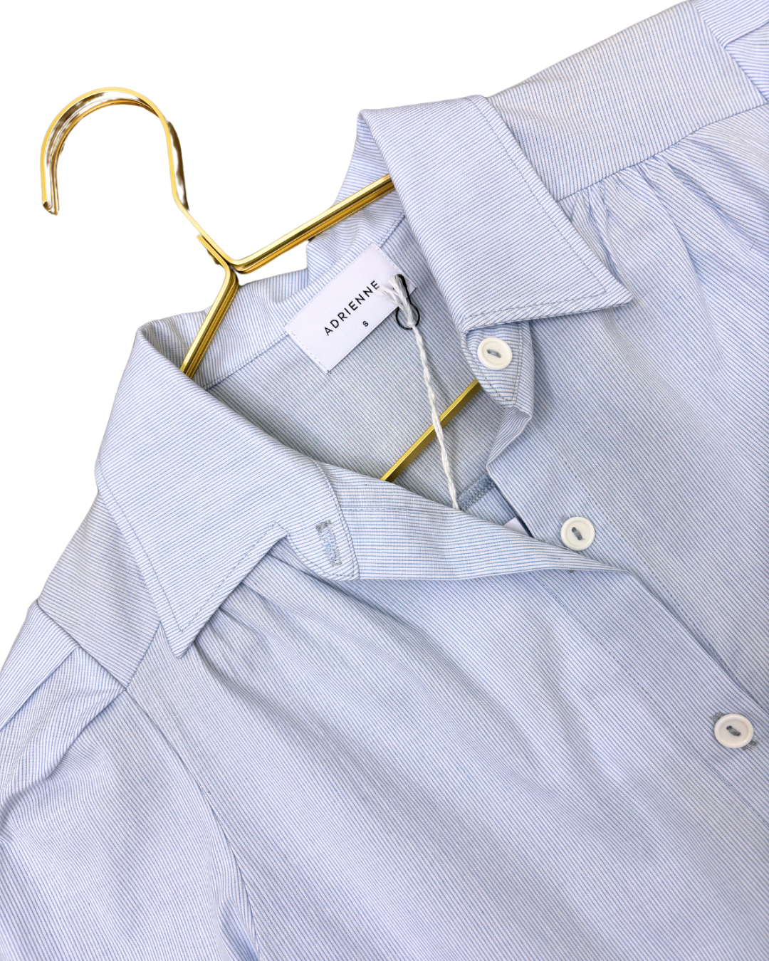 The Sky Pinstripe Carson Top-AS