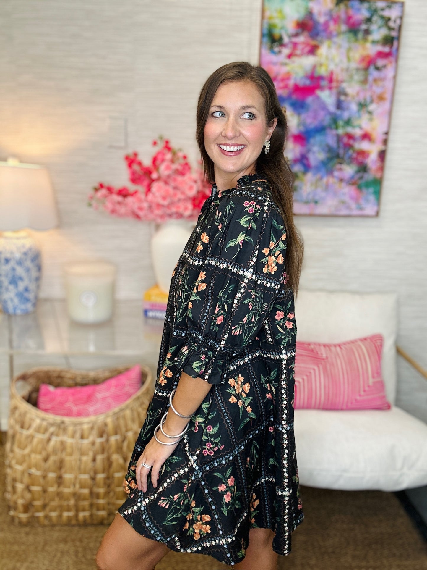 The Virginia Dress in Black-AS