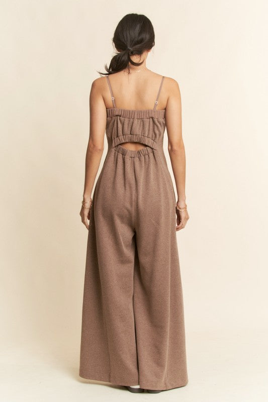 The Heather Mocha Jumpsuit