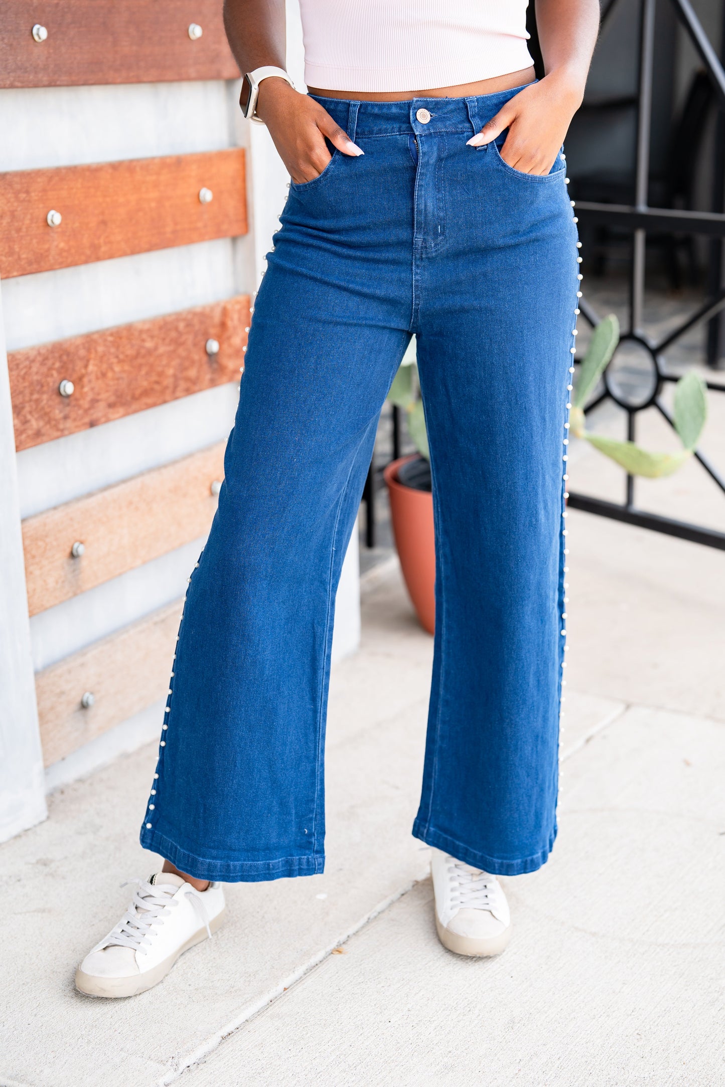 The Pearled Jeans in 2 Colors
