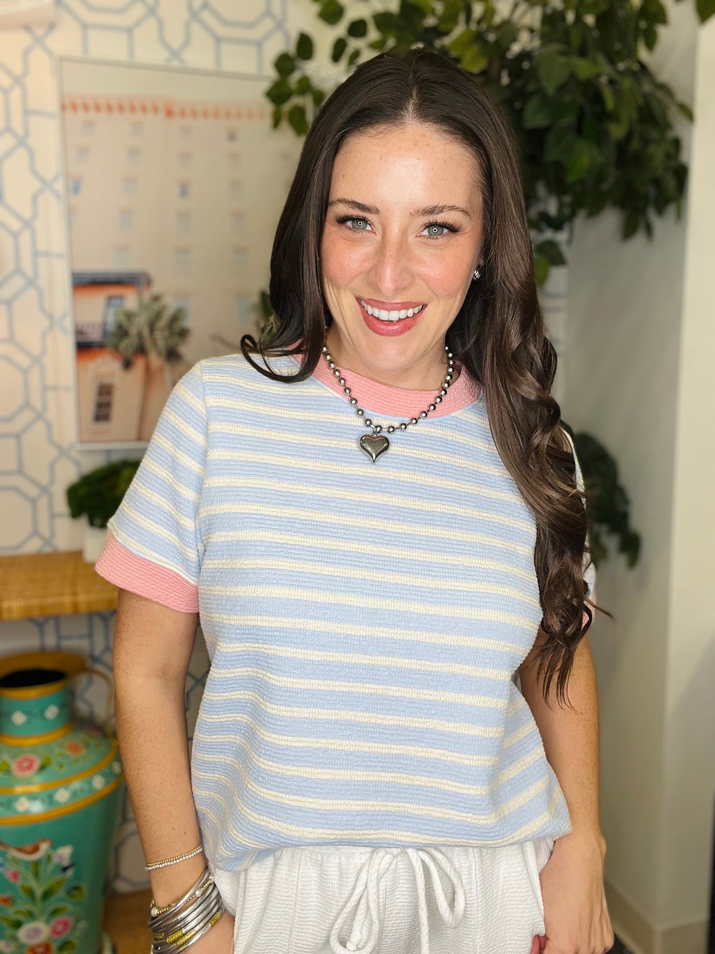 The Honey Knit Colorblock Stripe Top- 3 Colors