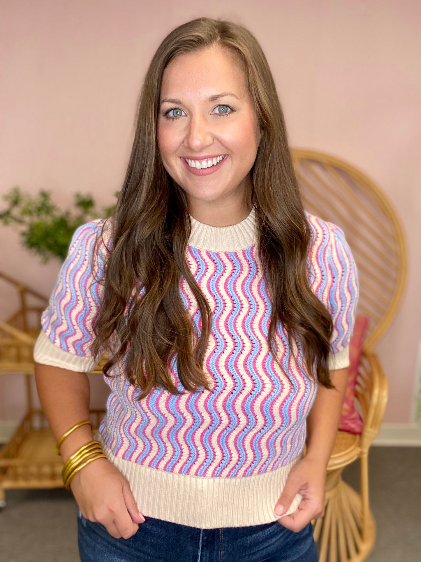 The Sugar Sweater in Pink