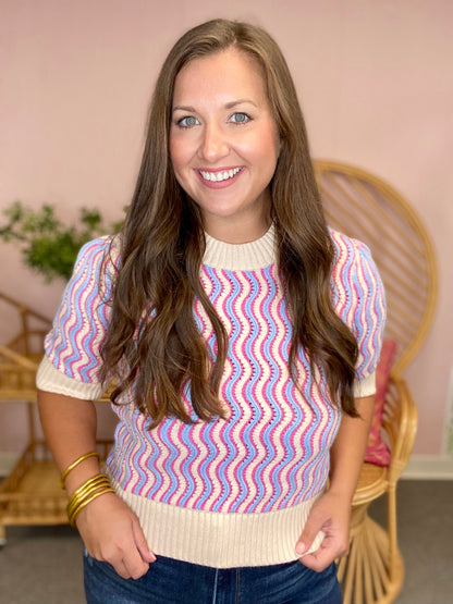The Sugar Sweater in Pink