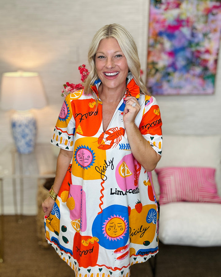 The Sicily Calls Olivia Dress - AS