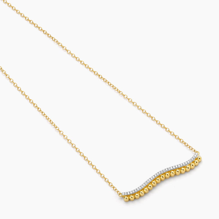ES Wave of Life Pendant Necklace
