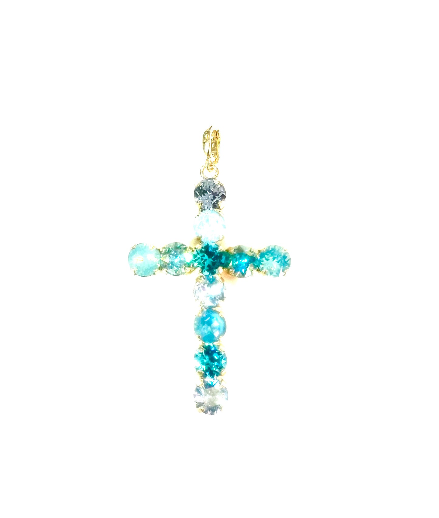Magic Crystal Cross Charm