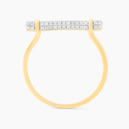ES Diamond Log Statement Ring