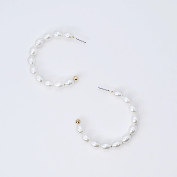 The STEAL Pearl Chic Hoops
