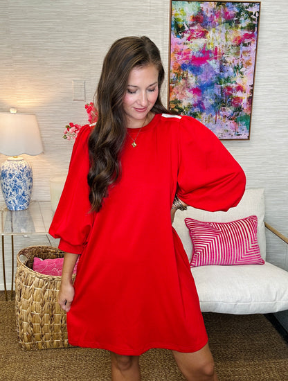 The Sideways Dress in Red