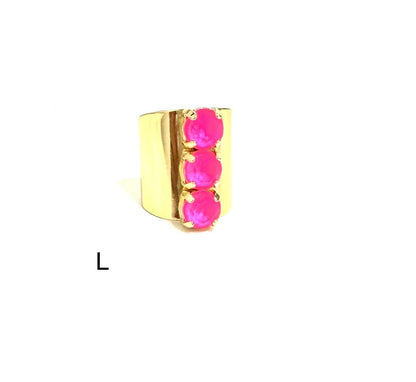 The Magic Triple Stone Ring