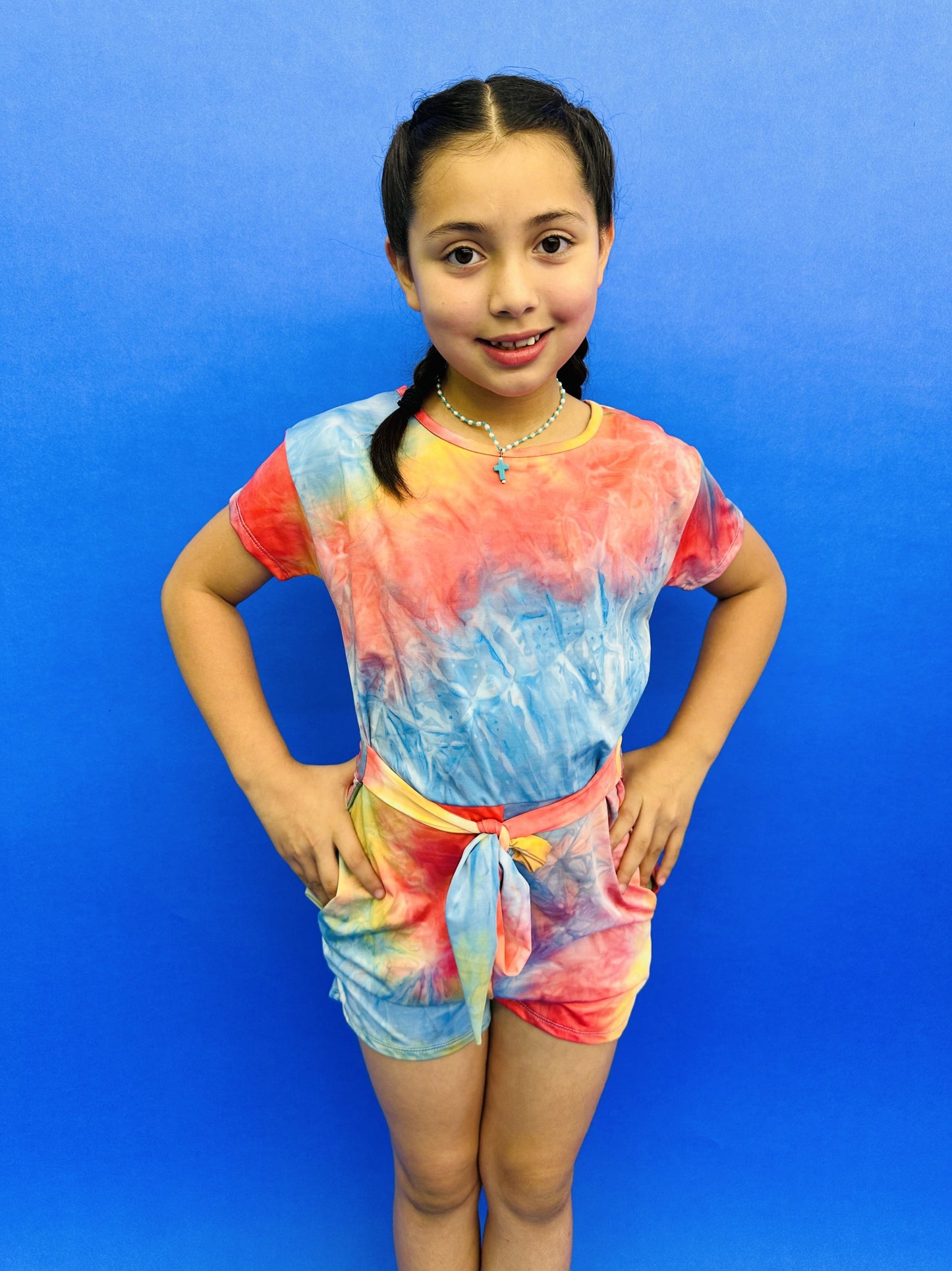 KIDS Dyed Romper in 2 Colors