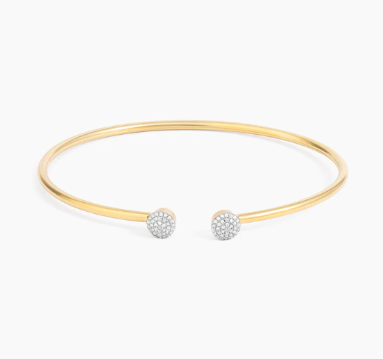 ES Twin Moon Cuff Bracelet