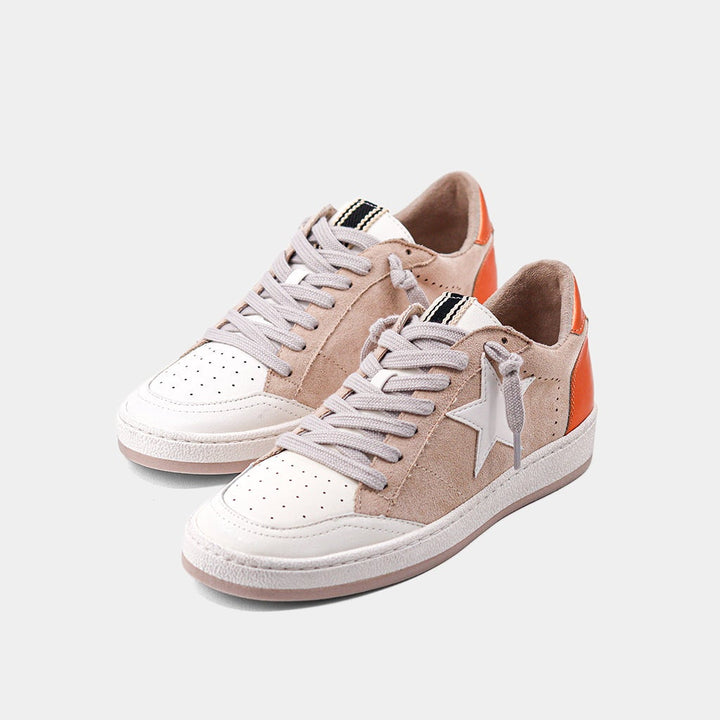 The Beige Suede Paz Sneaks