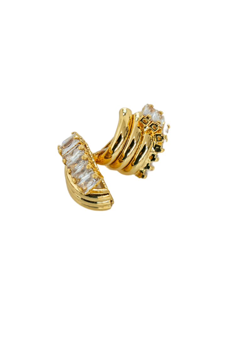 The Triple Bling Hoops