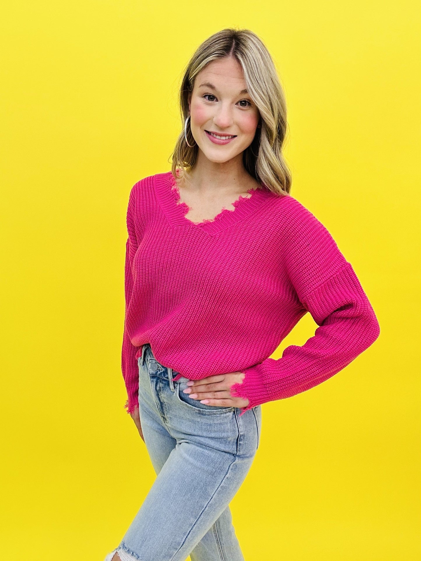 LD Steal #29-The Fray Sweater-9 Colors *Final Sale*