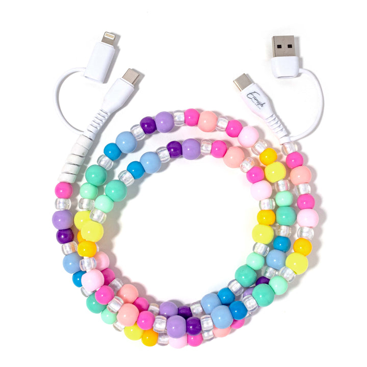 Beaded Phone Charger Array