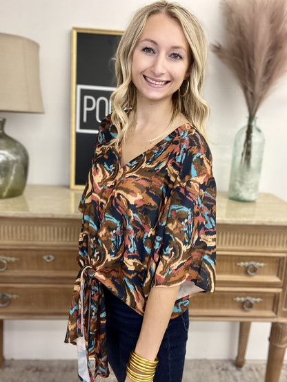 The Campfire Dreams Tie Top - AS