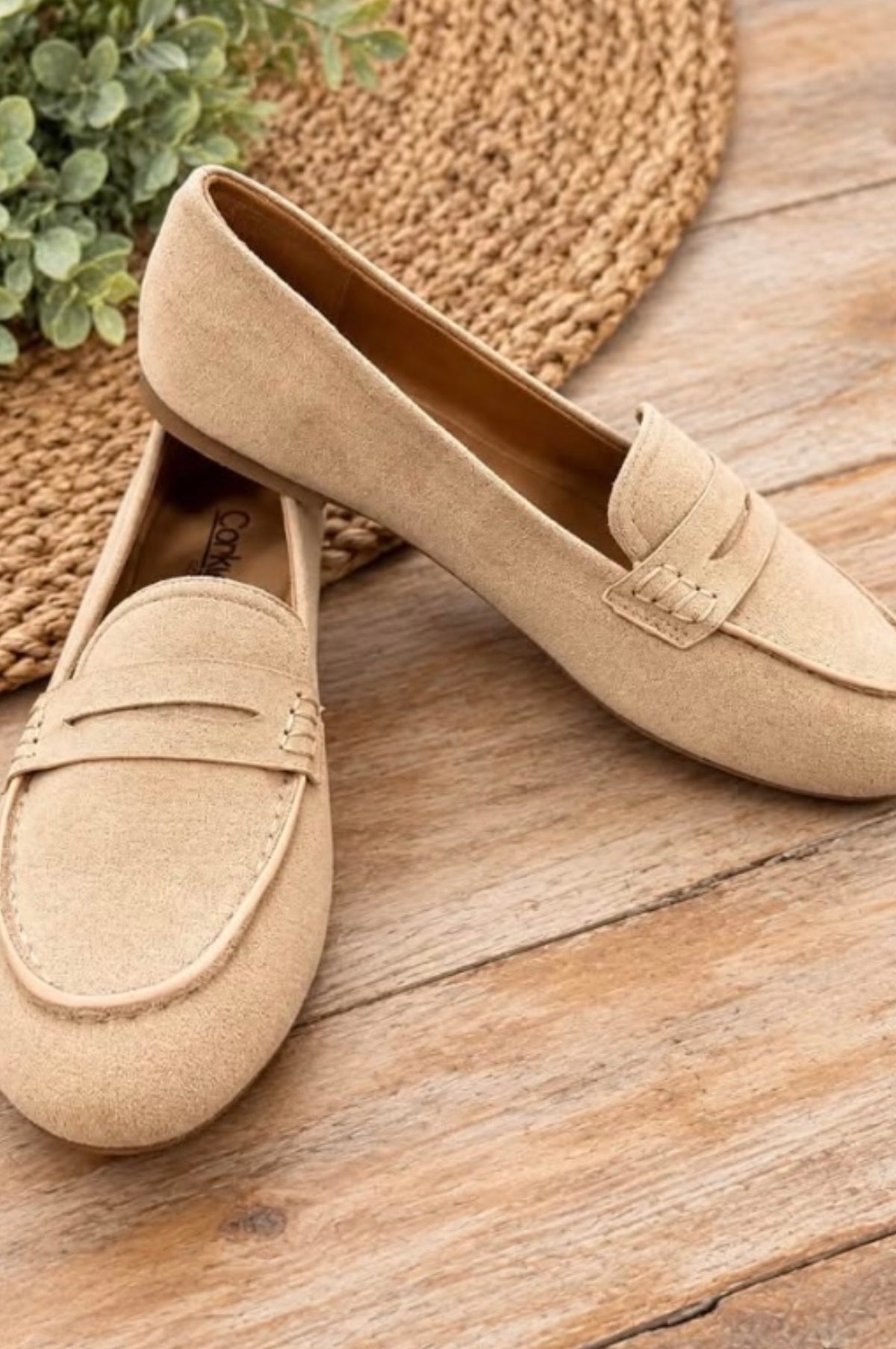 Penny For Your Thoughts Loafers in Gold Pebble