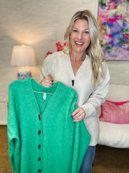 The Toggle Cardigan-2 Colors