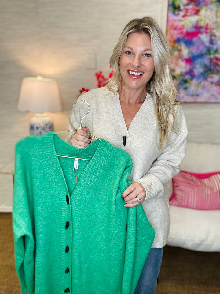 The Toggle Cardigan-2 Colors