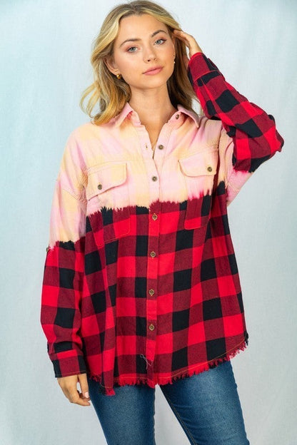 The Deep Dye Plaid in 3 Colors/AS