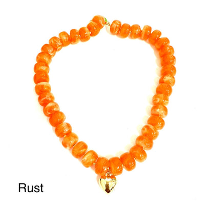 The Steal Candy Heart Necklace-21 Colors