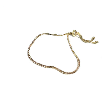 The Toggle Tennis Bracelet-2 Colors