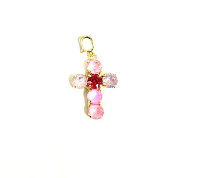 The Magic Mini Crystal Cross Charm
