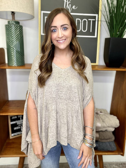 The Clair Heathered Top