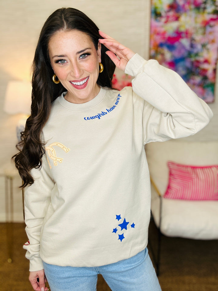 The Cowgirls Patchwork Sweatshirt