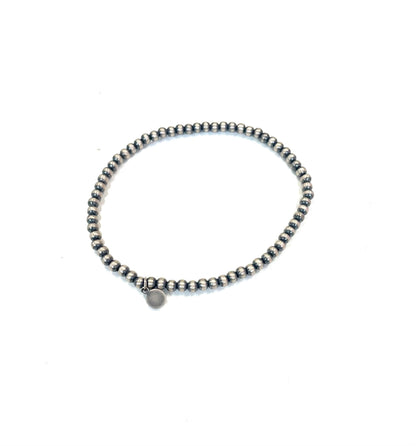 Sterling Pearl Stackers-3 Sizes