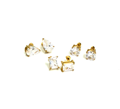 The Liza CZ Earrings- 3 Options