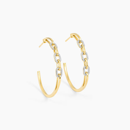 ES Link Up Hoop Earrings