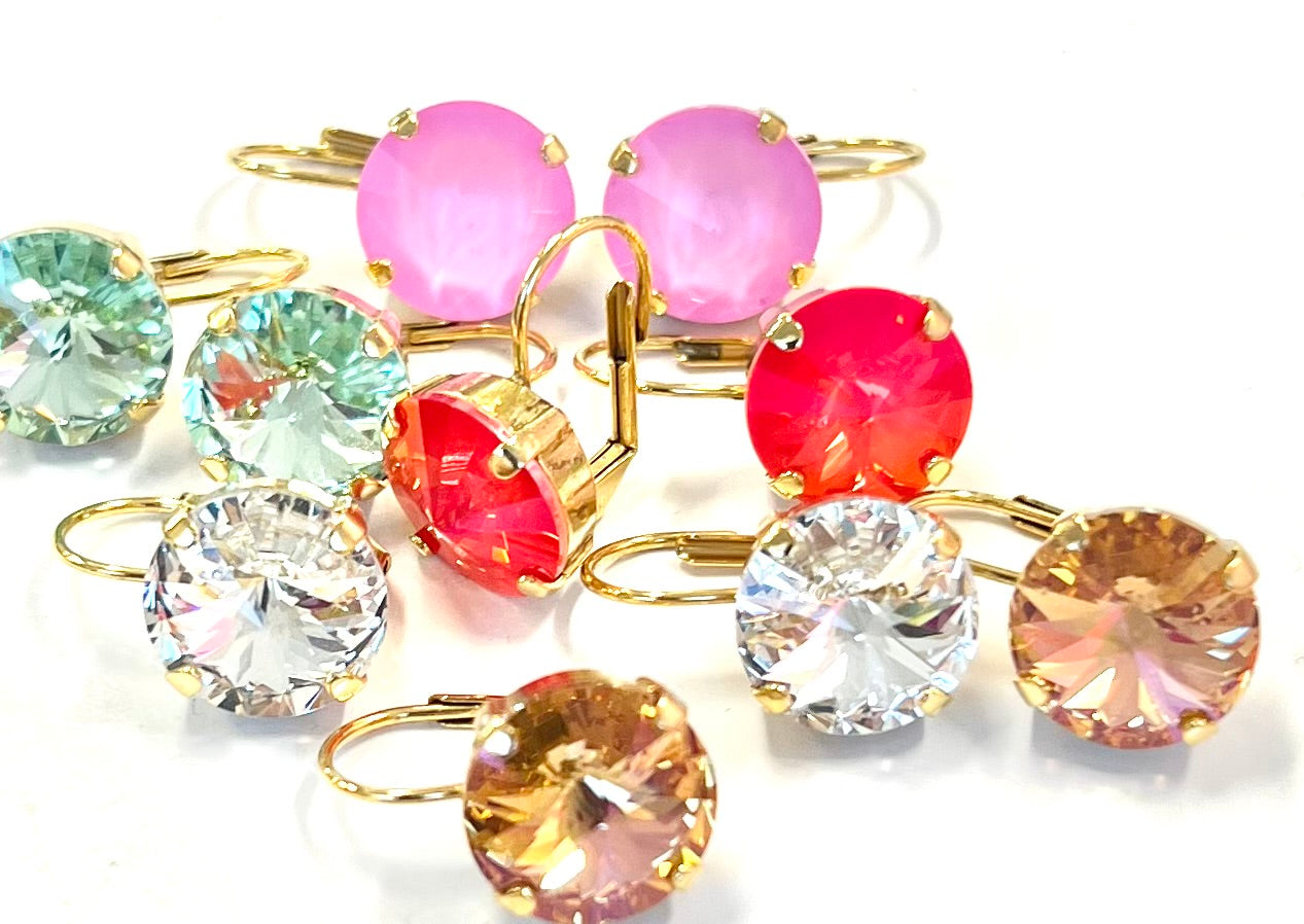 TOVA Caitlin Small Round Earrings