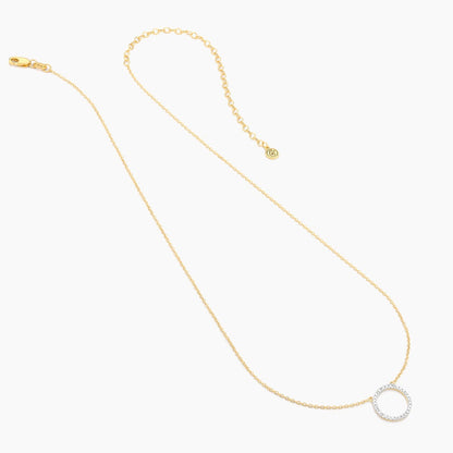 ES Standing O Pendant Necklace