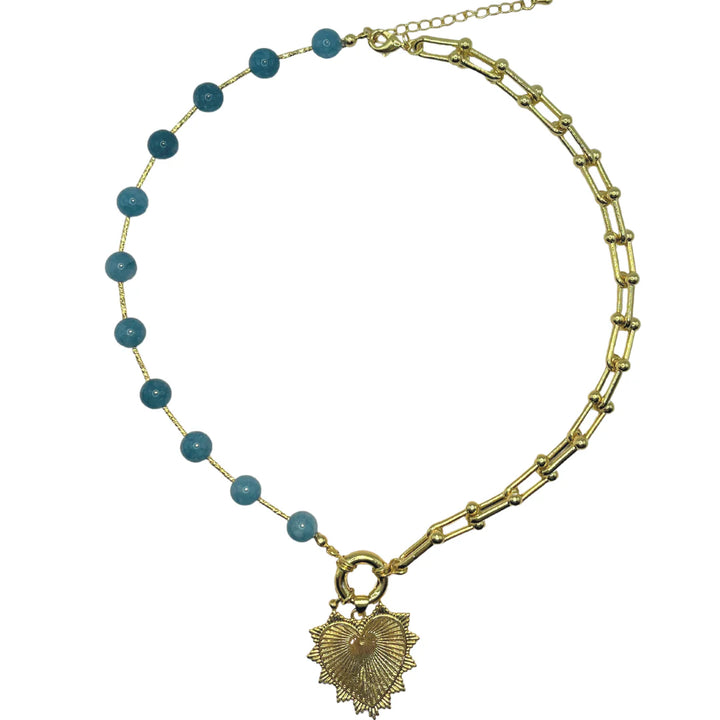 The Intricate Heart Charm Necklace